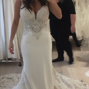 Allure wedding dress with gorgeous crystals